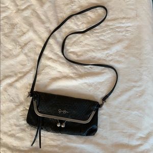 Jessica Simpson foldover clutch/crossbody bag